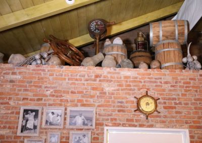 historische Ziegel im Gosch Restaurant St.Peter Ording